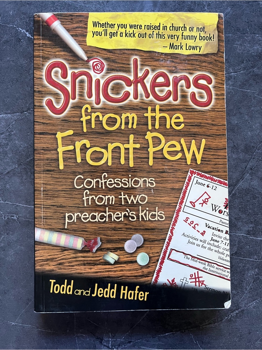 Snickers From the Front Pew - Book by Todd and Jedd Hafer